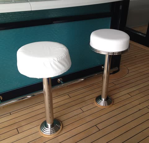Weathercover für eine Megayacht, Dekker Segelmacherei Hamburg, Bild 3 von 10